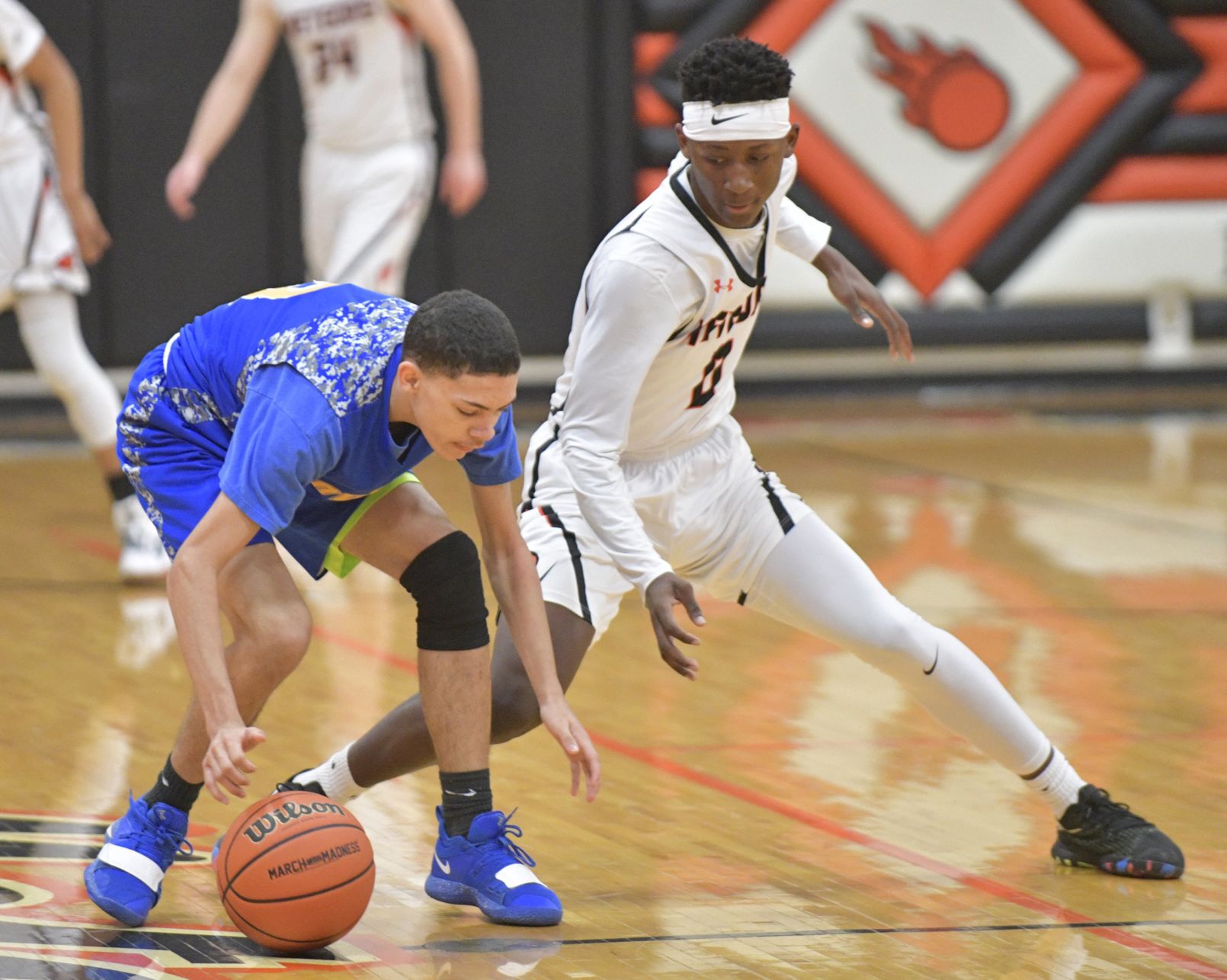Marissa vs Lovejoy in a Class 1A boys regional basketball game